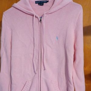 Ladies Ralph Lauren pink sweater size large